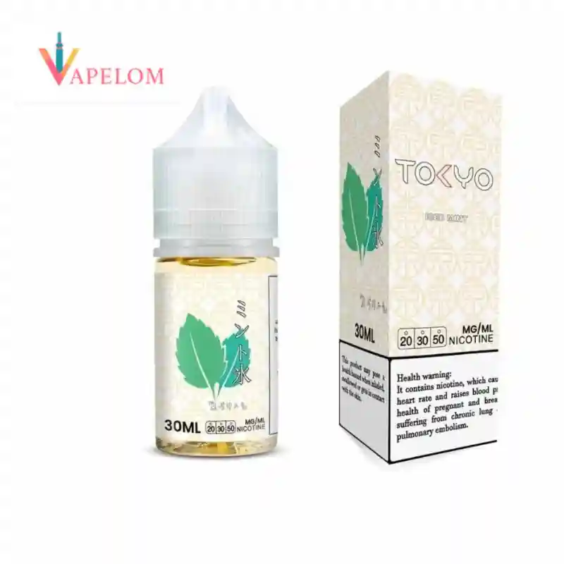 Tokyo E Juice Iced Mint Saltnic 30ml e-liquid bottle Tokyo E Juice Iced Mint Saltnic 30ml e-liquid bottle