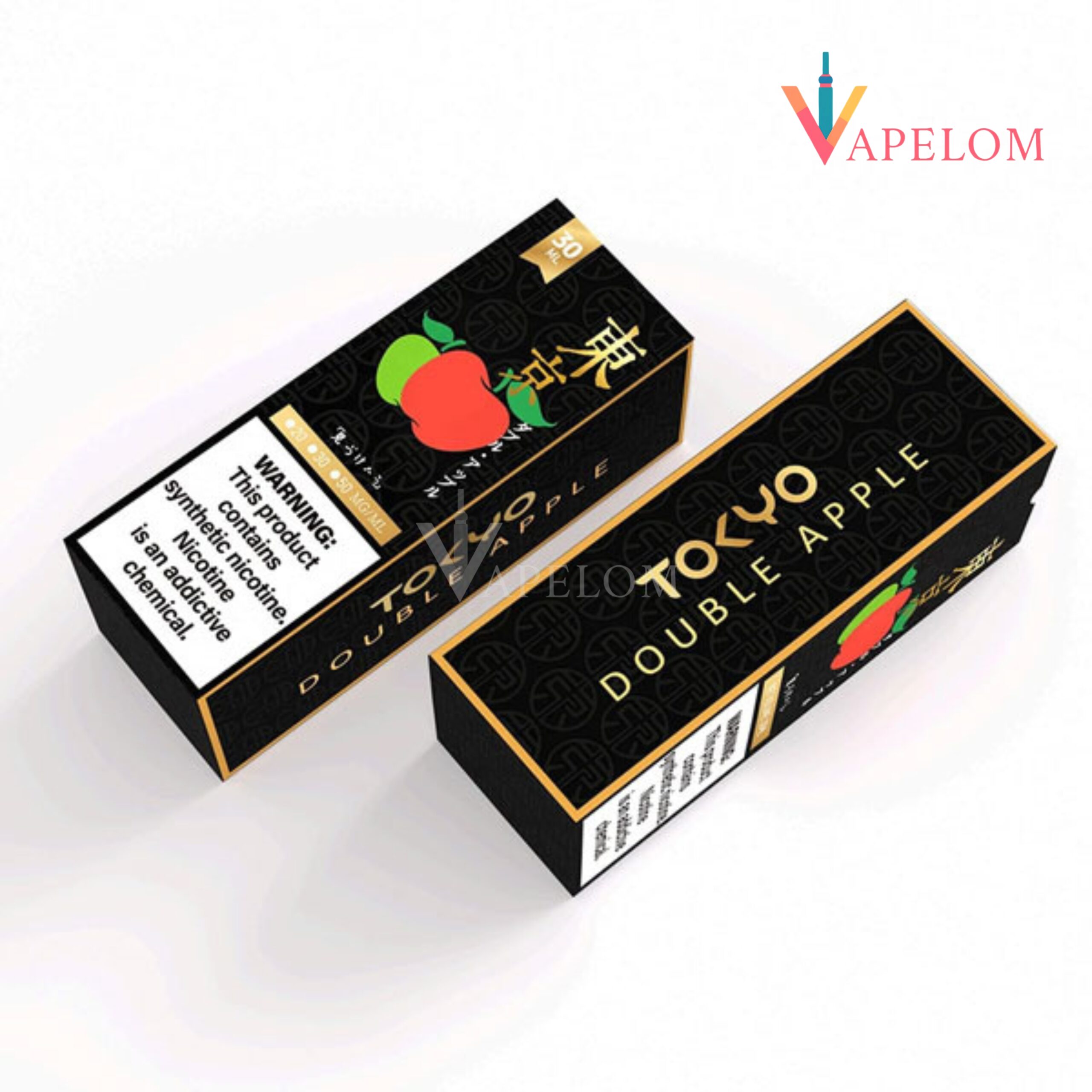 Tokyo Golden Series Double Apple Saltnic 30ml (2) Double Apple Saltnic 30ml