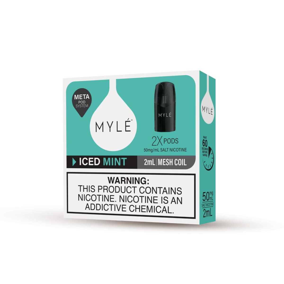 Buy Myle Meta V5 Iced Mint Pod From maxvape Dubai - Image 2