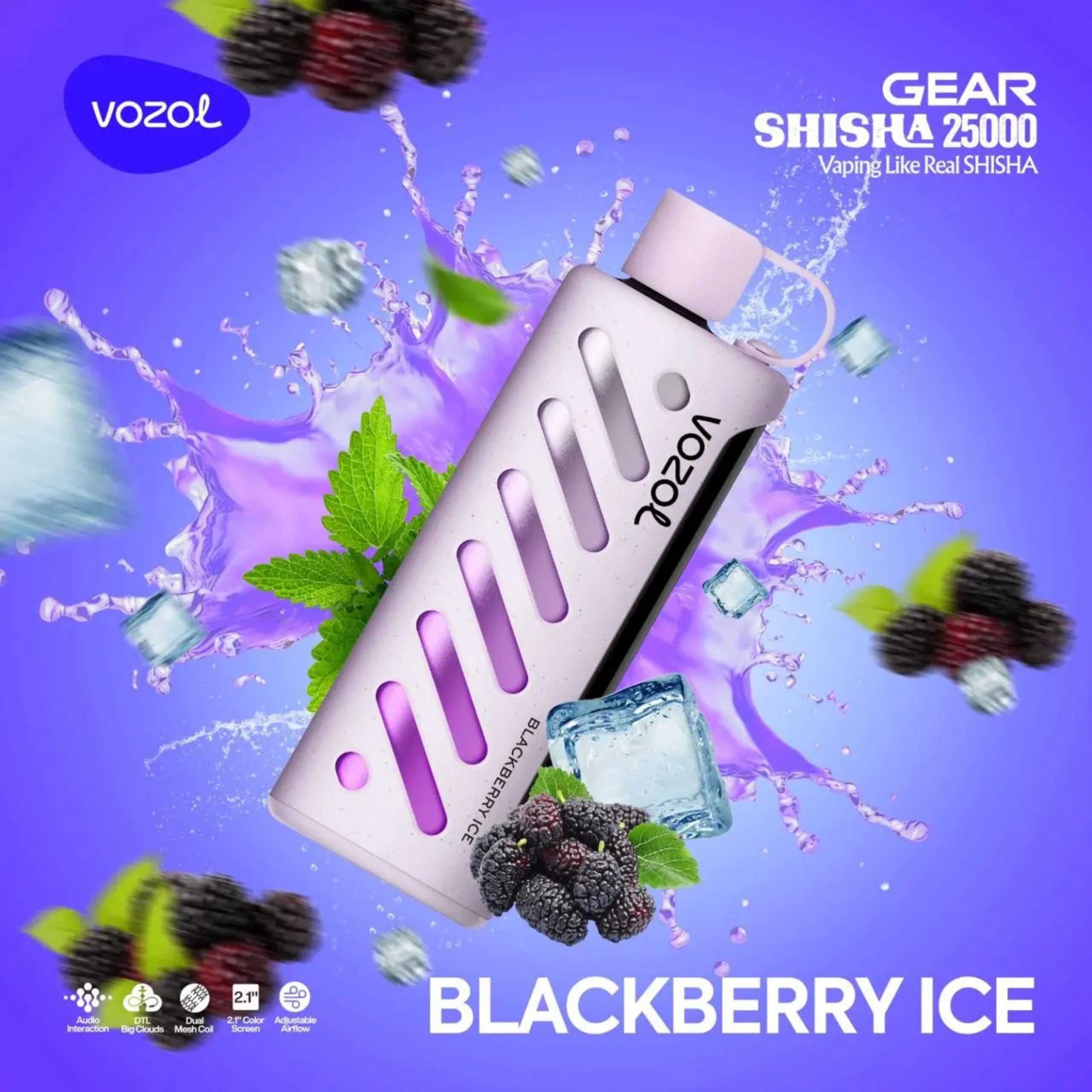 VOZOL Gear Shisha 25000 Puffs – Best Disposable Vape in Dubai VOZOL GEAR SHISHA 25000 puffs