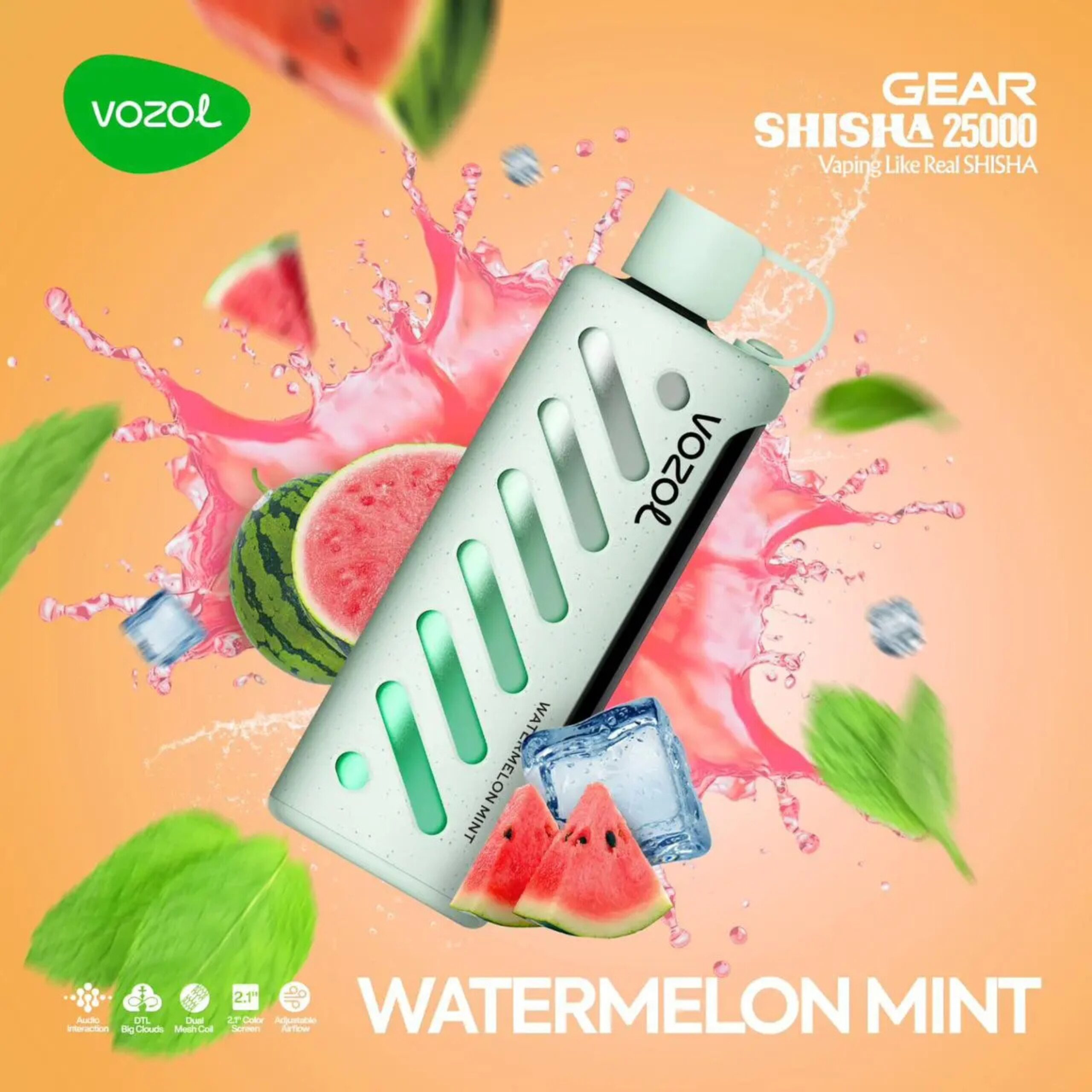 VOZOL Gear Shisha 25000 Puffs – Best Disposable Vape in Dubai VOZOL GEAR SHISHA 25000 puffs