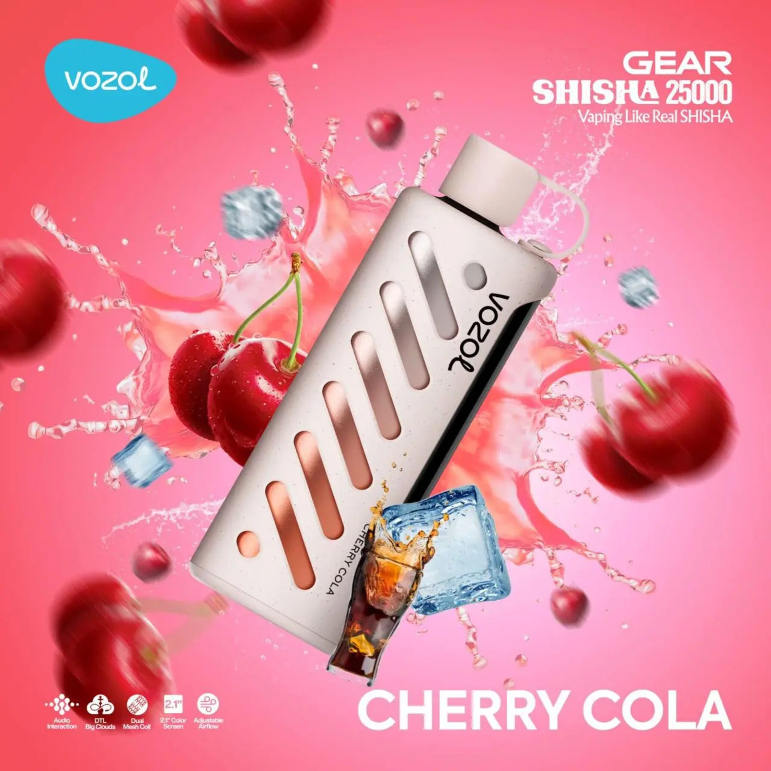 VOZOL Gear Shisha 25000 Puffs – Best Disposable Vape in Dubai VOZOL GEAR SHISHA 25000 puffs