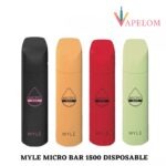Myle Micro Bar 1500 puffs 2% (20mg) Disposable in dubai - Image 5