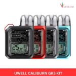 UWELL Caliburn GK3 Kit 25W Pod System 2.5ml Vape Kit 900mAh Starter Kit
