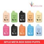 Myle Meta Box 2%(20mg) nicotine 5000 Puffs Disposable Vape in Dubai
