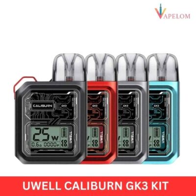 UWELL Caliburn GK3 Kit 25W Pod System 2.5ml Vape Kit 900mAh Starter Kit in Dubai, U