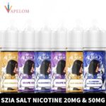 SZIA Salt Nicotine 20MG and 50MG E-liquid