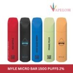 Myle Micro Bar 1500 puffs 2% (20mg) Disposable in dubai - Image 3