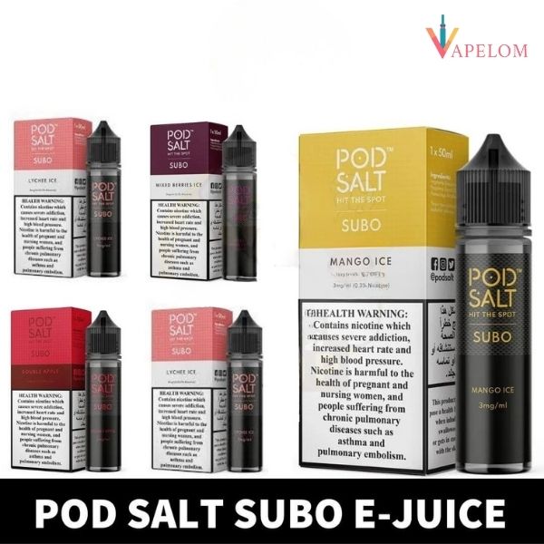 7 Pod Salt Subo 3MG 50ML E-Juice in Dubai - Image 1