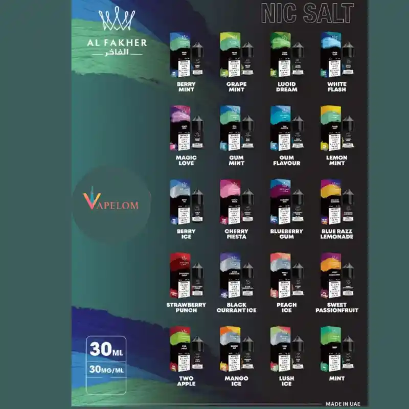 Crown bar Al Fakher Salt Nicotine 30mg 30ml Liquid Crown bar Al Fakher Salt Nicotine 30mg 30ml Liquid