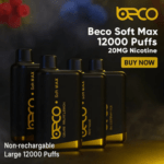 Beco Soft Max 12000 Puffs 20MG Nicotine None Rechargeable Disposable