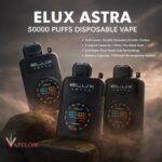 Elux Astra 50000 Puffs Disposable Vape 50MG In Dubai