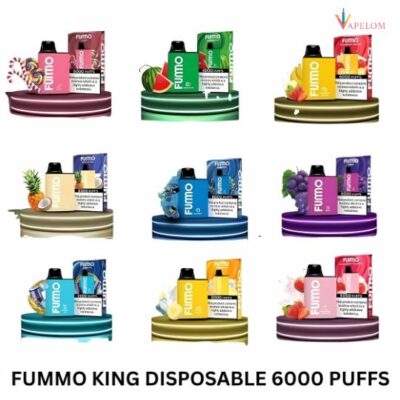 Fummo King 6000 Puffs 2% icotine Rechargeable Disposable Vape in UAE
