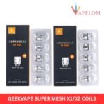 GEEKVAPE Super Mesh X1/X2 Coils (New Version) – 5pcs/pack in Dubai, UAE
