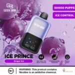 Geek Bar Ice Prince Upto 50000 Puffs 50mg Nicotine Disposable - Image 10