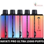 HAYATI Pro Ultra 15000 Puffs dual flavours 2% Nicotine Disposable Vape in Dubai