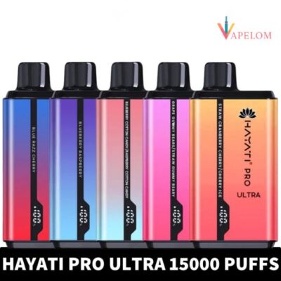HAYATI Pro Ultra 15000 Puffs dual flavours 2% Nicotine Disposable Vape in Dubai