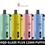HQD Glaze Plus 12000 Puffs 50MG Nicotine Dual Mesh Coil Disposable