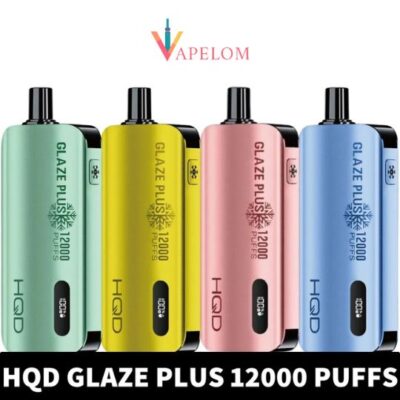 HQD Glaze Plus 12000 Puffs 50MG Nicotine Dual Mesh Coil Disposable