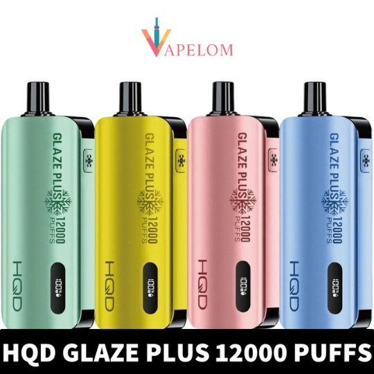 HQD Glaze Plus 12000 Puffs 50MG Nicotine Dual Mesh Coil Disposable HQD Glaze Plus 12000 Puffs 50MG Nicotine Dual Mesh Coil Disposable - Image 1