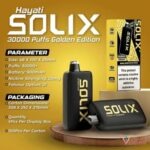 Hayati Solix 30000 Puffs 50MG Nicotine Disposable Vape