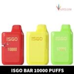 ISGO BAR 10000 Puffs 5% nicotine Disposable Vape shop In Dubai