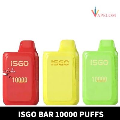 ISGO BAR 10000 Puffs 5% nicotine Disposable Vape shop In Dubai