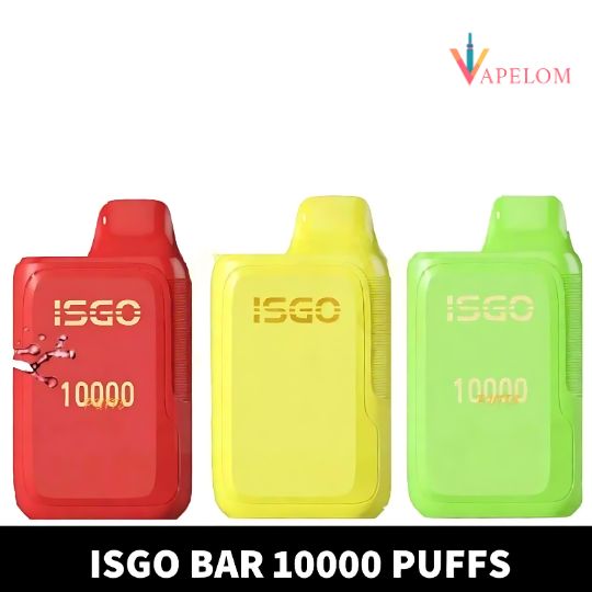 ISGO BAR 10000 Puffs 5% nicotine Disposable Vape shop In Dubai (1) ISGO BAR 10000 Puffs 5% nicotine Disposable Vape shop In Dubai - Image 1