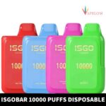 ISGO Bar Disposable 10000 Puffs 2% Rechargeable Vape in Dubai, UAE