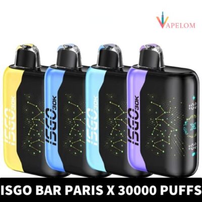 ISGO Bar Paris X 30000 50MG Puffs Disposable Vape in Dubai