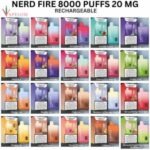 Nerd Fire 8000 Puffs Disposable Vape In Dubai - Image 3