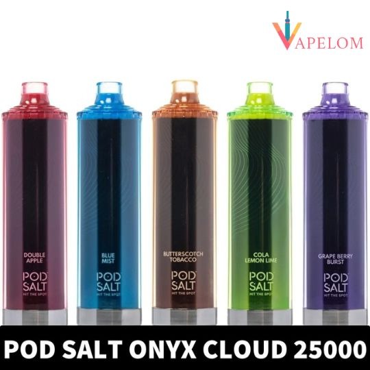 POD SALT Onyx Cloud 25000 Puffs 5MG Nicotine POD SALT Onyx Cloud 25000 Puffs 5MG Nicotine - Image 1