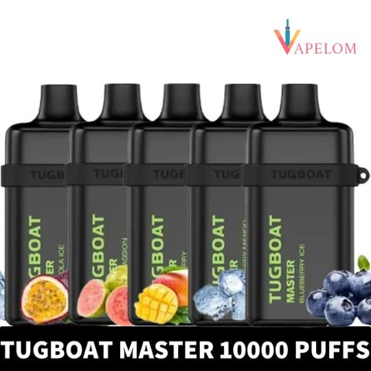 Puffs Up to 10,000 for extended use (1) TUGBOAT Master 10000 Puffs 20 Mg Nicotine - Image 1