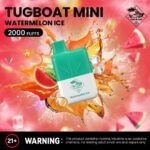 Tugboat Mini 2000 Puffs 20MG Nicotine None Rechargeable - Image 10