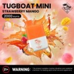 Tugboat Mini 2000 Puffs 20MG Nicotine None Rechargeable - Image 12