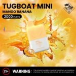Tugboat Mini 2000 Puffs 20MG Nicotine None Rechargeable - Image 19