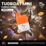 Tugboat Mini 2000 Puffs 20MG Nicotine None Rechargeable - Image 4
