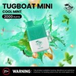 Tugboat Mini 2000 Puffs 20MG Nicotine None Rechargeable - Image 7