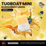 Tugboat Mini 2000 Puffs 20MG Nicotine None Rechargeable - Image 8
