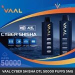 Vaal Cyber Shisha DTL 50000 Puffs 5mg Nicotine