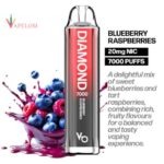 Vapes Bars Diamond 2% Nicotine 7000 Puffs in Dubai, UAE - Image 6