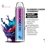Vapes Bars Diamond 2% Nicotine 7000 Puffs in Dubai, UAE - Image 2