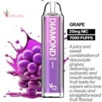 Vapes Bars Diamond 2% Nicotine 7000 Puffs in Dubai, UAE - Image 17