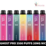 Vapes Bars Ghost Pro 2% nicotine 3500 Puff Disposable in Dubai