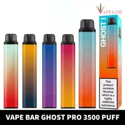 Vapes Bars Ghost Pro 3500 Puffs Disposable Vape 2% Nicotine in Dubai