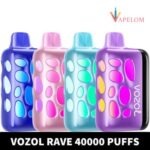 Vozol Rave 40000 puffs 20MG and 50mg nicotine