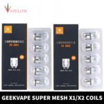 GEEKVAPE Super Mesh X1X2 Coils (New Version) – 5pcspack in Dubai, UAE