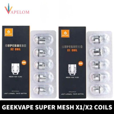GEEKVAPE Super Mesh X1X2 Coils (New Version) – 5pcspack in Dubai, UAE