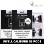 UWELL Caliburn G3/G3 pro/G3 eco/G3 lite/GK3 Pods 2.5ml Replacement Pod Cartridge in Dubai, UAE