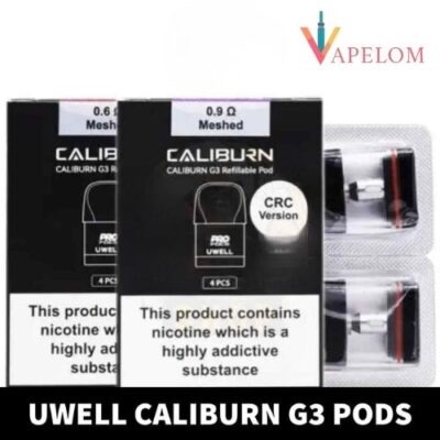 UWELL Caliburn G3/G3 pro/G3 eco/G3 lite/GK3 Pods 2.5ml Replacement Pod Cartridge in Dubai, UAE